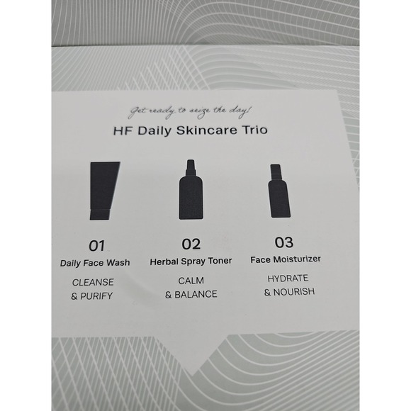 HOMMEFACE Men's Daily Trio Skincare Set, 3-Step Face Routine - Picture 2 of 10